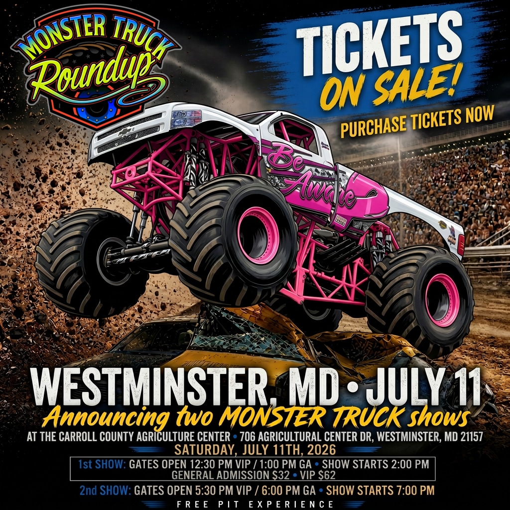 Monster Truck Roundup Takes Over Westminster Today: Saturday Show Guide